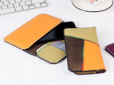 Leather wallet for iPhone plus